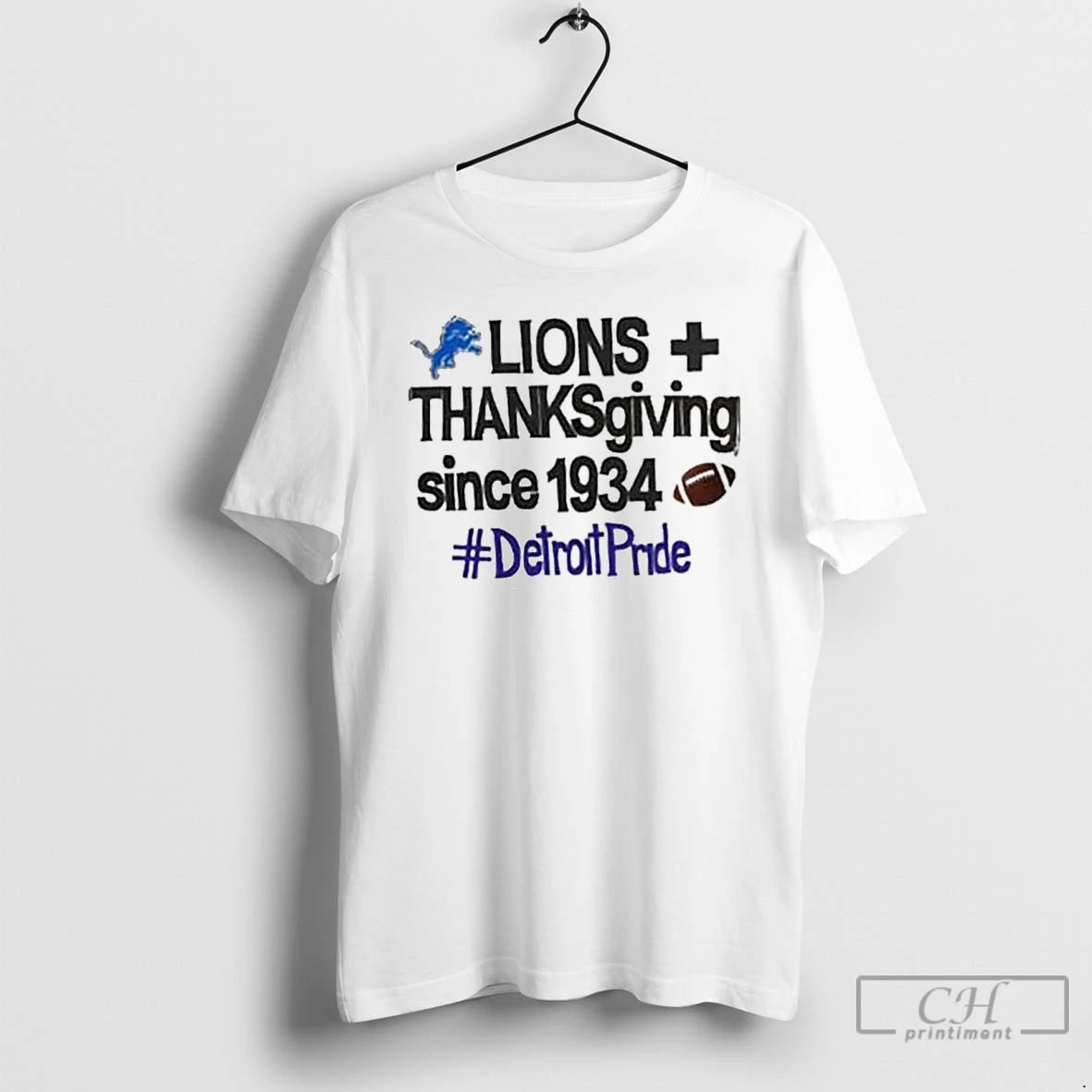 Classic Lions Thanksgiving Since 1934 Detroit Pride T Shirts Hoodie, Sweatshirt | InkNestWear.com