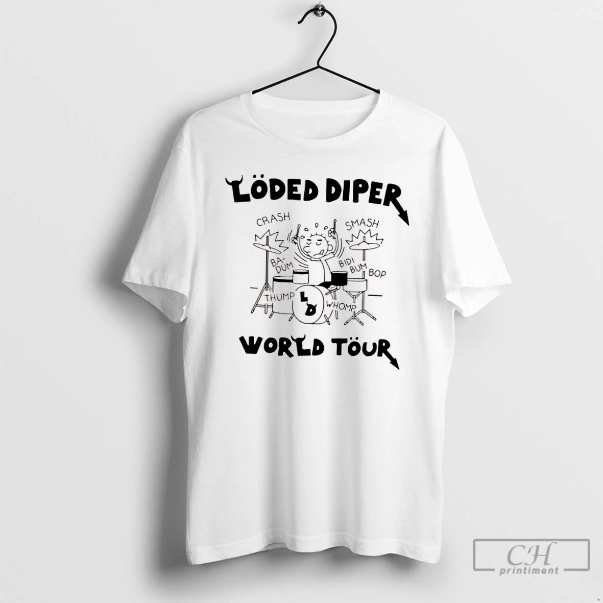 Classic Loded Diper World Tour Thump Whomp T Shirts Hoodie, Sweatshirt | InkNestWear.com