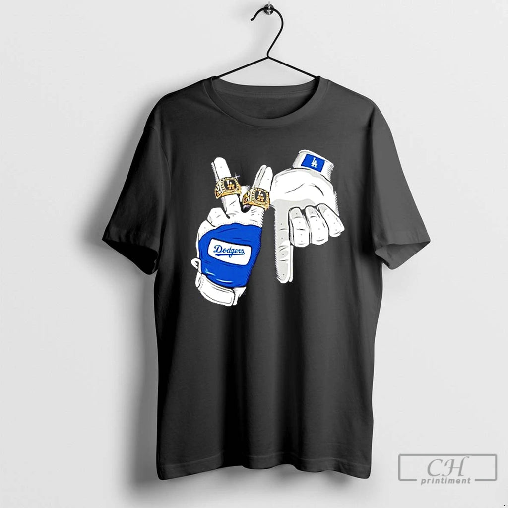 Classic Los Angeles Dodgers 2025 Champions La Hand Rings T-Shirts, Hoodie, Sweatshirt | InkNestWear.com