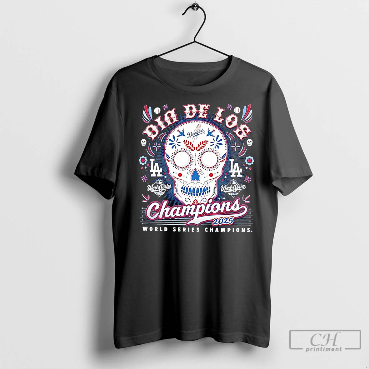 Classic Los Angeles Dodgers 2025 Dia De Los World Champions T-Shirts, Hoodie, Sweatshirt