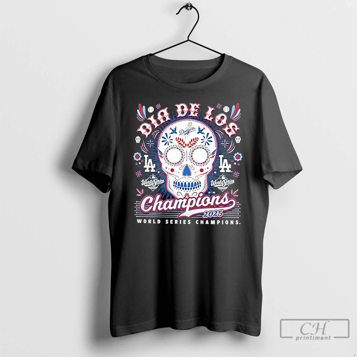 Classic Los Angeles Dodgers 2025 Dia De Los World Series Champions T Shirts Hoodie, Sweatshirt | InkNestWear.com
