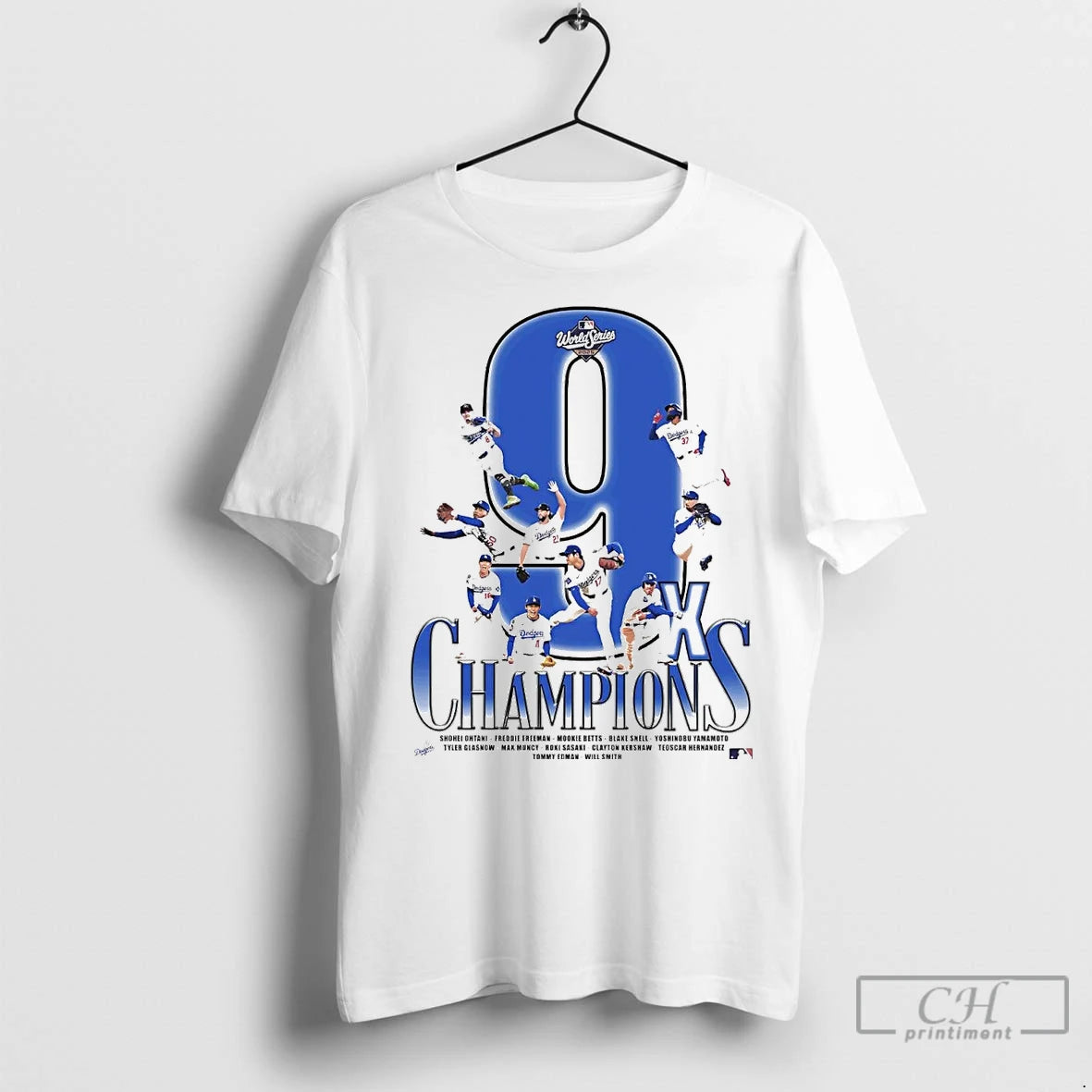 Classic Los Angeles Dodgers 9x World Series Champions T-Shirts, Hoodie, Sweatshirt | InkNestWear.com