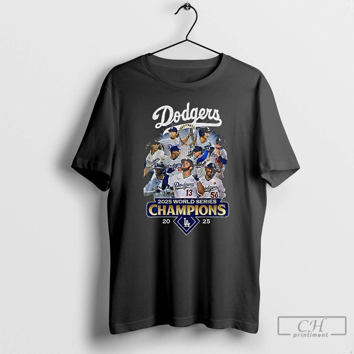 Classic Los Angeles Dodgers All Team 2025 World Series Champions Cup Mlb Graphic T Shirts Hoodie, Sweatshirt