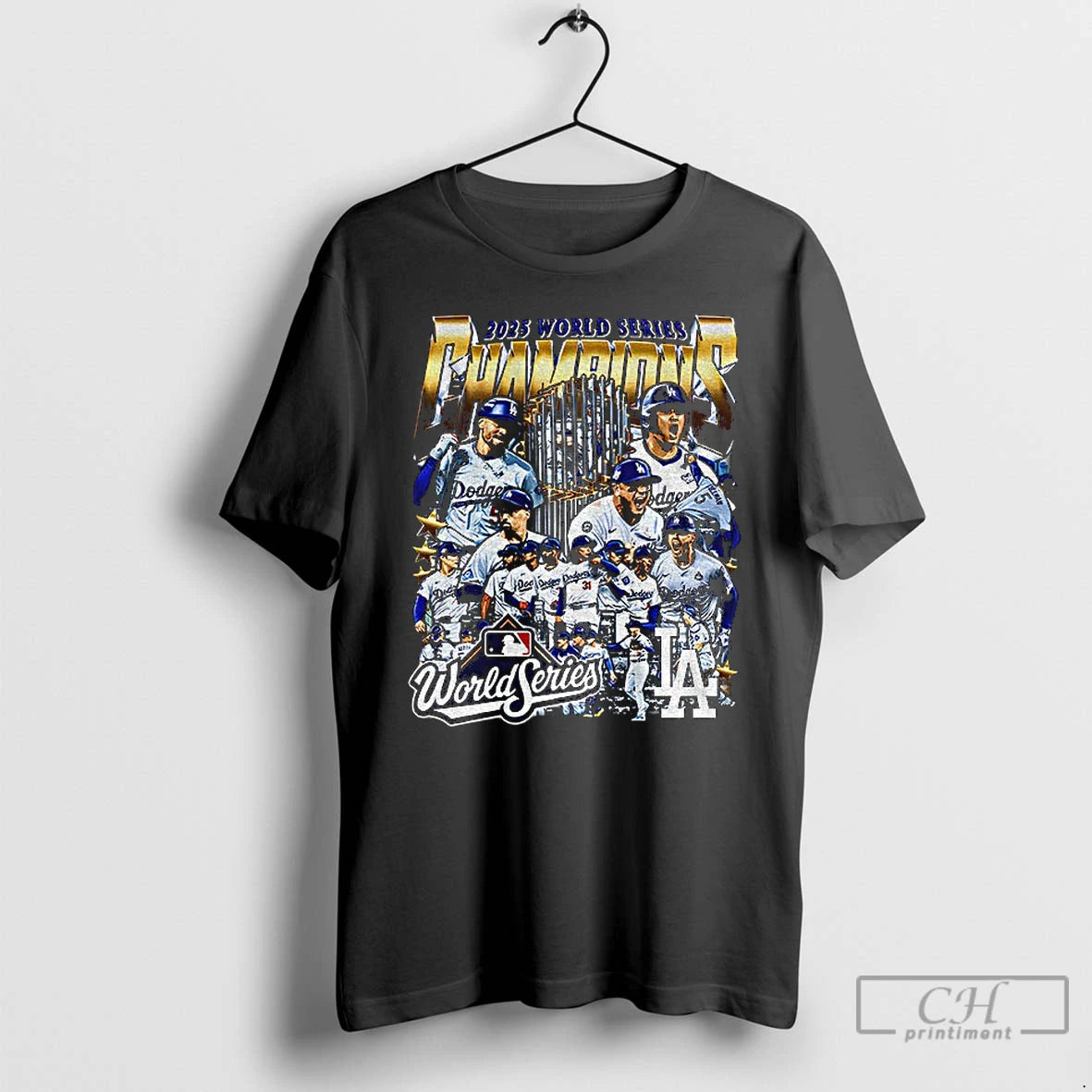 Classic Los Angeles Dodgers All Team 2025 World Series Champions Cup Graphic T Shirts Hoodie, Sweatshirt | InkNestWear.com