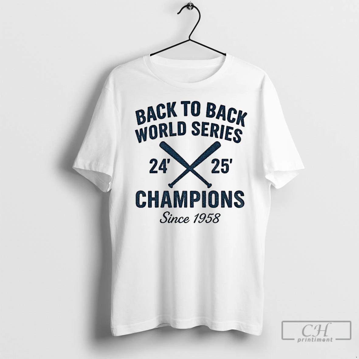 Classic Los Angeles Dodgers Back To Back World Series 24 25 Champions Since 1958 T-Shirts, Hoodie, Sweatshirt