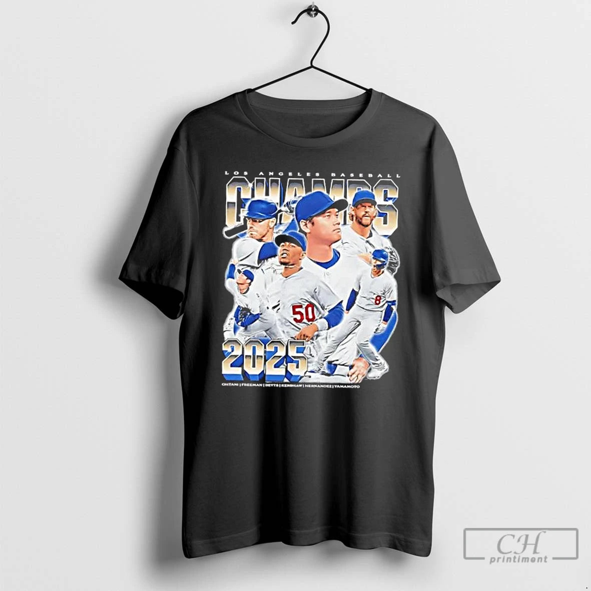 Classic Los Angeles Dodgers Baseball Shohei Ohtani And Players 2025 Champs Vintage T Shirts Hoodie, Sweatshirt