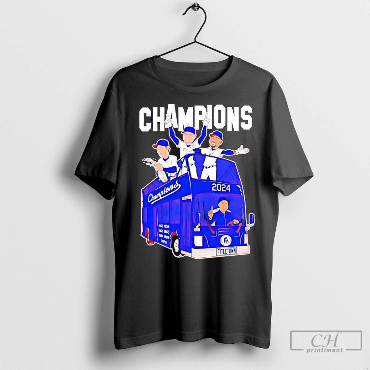 Classic Los Angeles Dodgers Baseball World Champions Parade Bus T-Shirts, Hoodie, Sweatshirt | InkNestWear.com