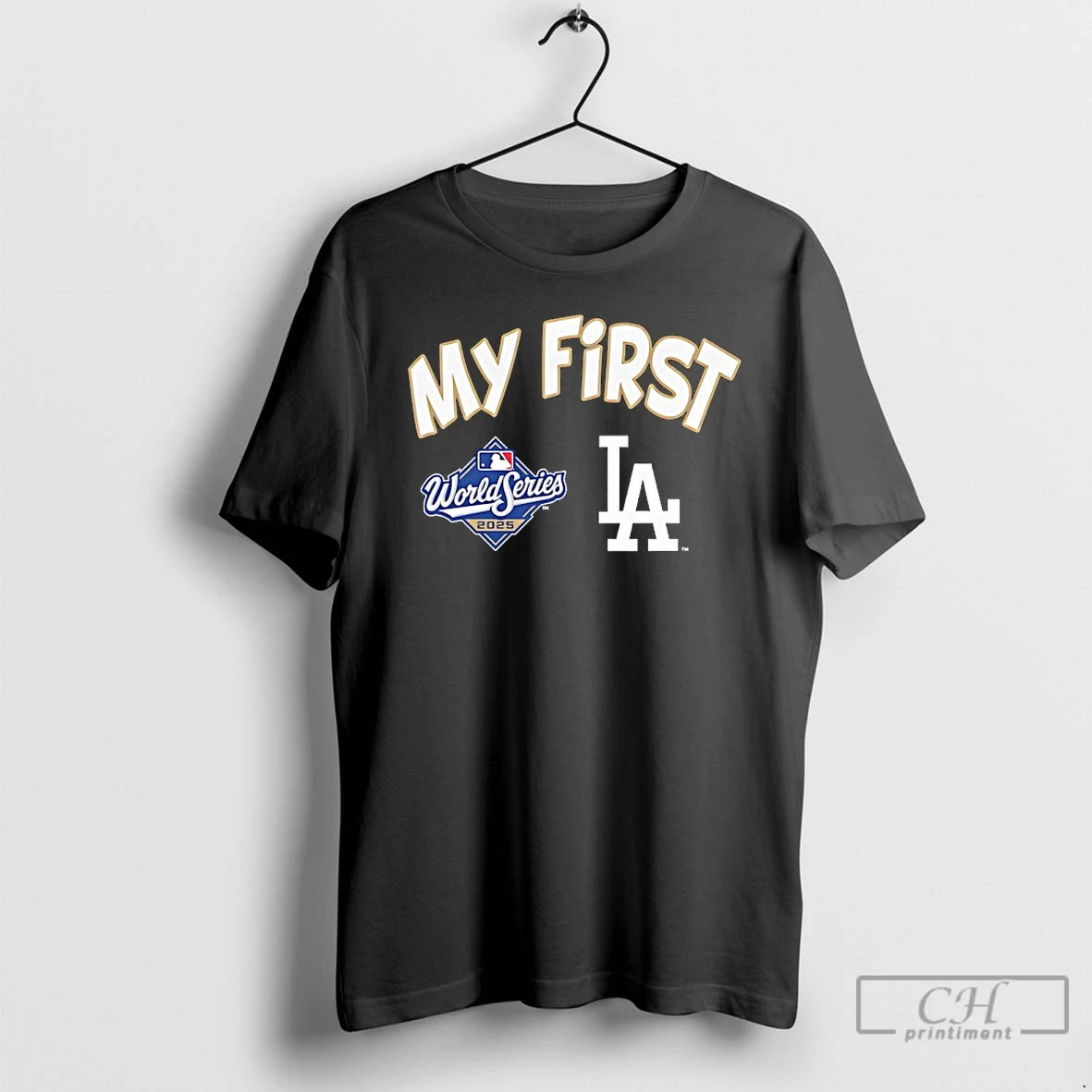 Classic Los Angeles Dodgers My First 2025 World Series Champions T Shirts Hoodie, Sweatshirt | InkNestWear.com
