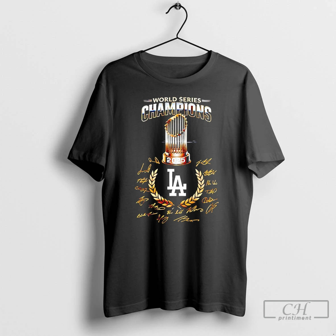 Classic Los Angeles Dodgers World Series Champions 2025 Signatures T Shirts Hoodie, Sweatshirt | InkNestWear.com