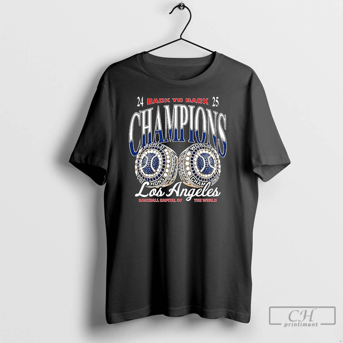 Classic Los Angeles Dodgers Back To Back 2025 Champions Baseball Capital Of The World T-Shirts, Hoodie, Sweatshirt