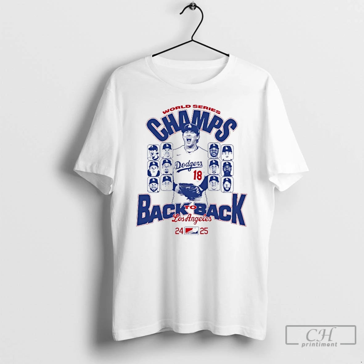 Classic Los Angeles Dodgers Back To Back World Series Champs 2024 2025 T Shirts Hoodie, Sweatshirt | InkNestWear.com