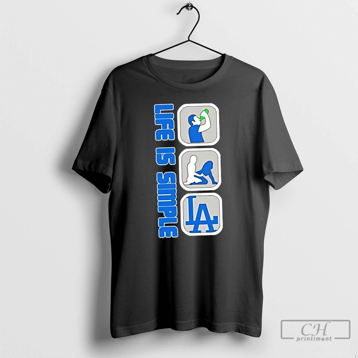 Classic Los Angeles Dodgers Baseball Life Is Simple T Shirts Hoodie, Sweatshirt | InkNestWear.com