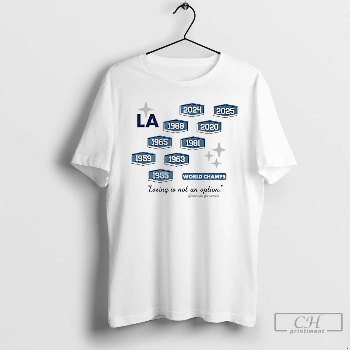 Classic Los Angeles Dodgers Losing Is Not Option Nine Time World Champs T Shirts Hoodie, Sweatshirt | InkNestWear.com