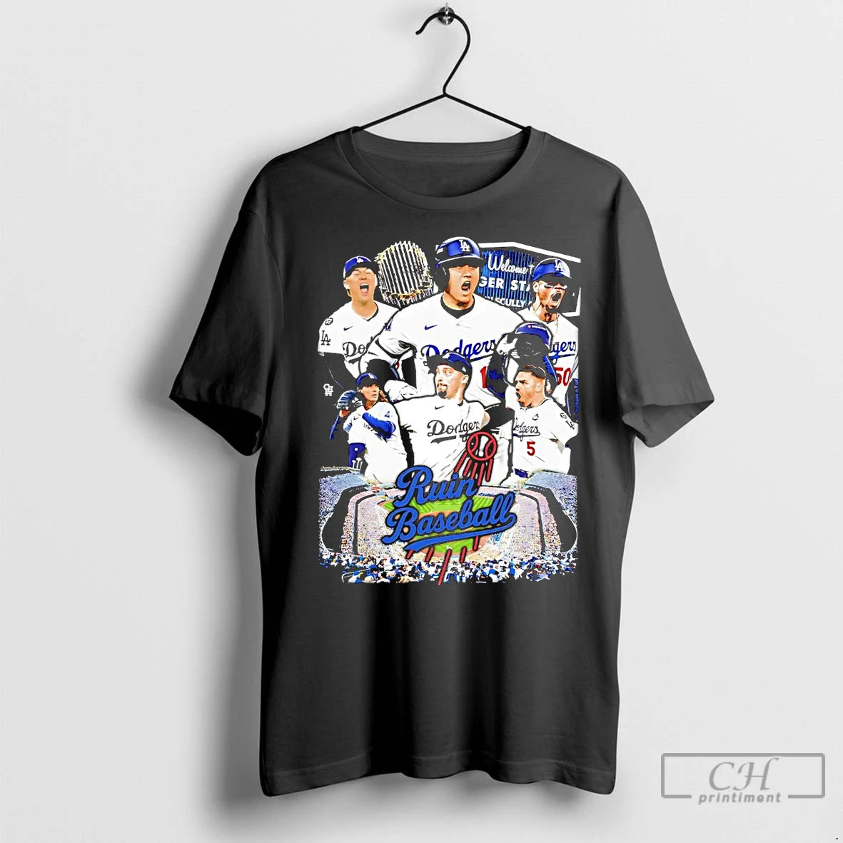 Classic Los Angeles Dodgers Ruin Baseball T-Shirts, Hoodie, Sweatshirt | InkNestWear.com