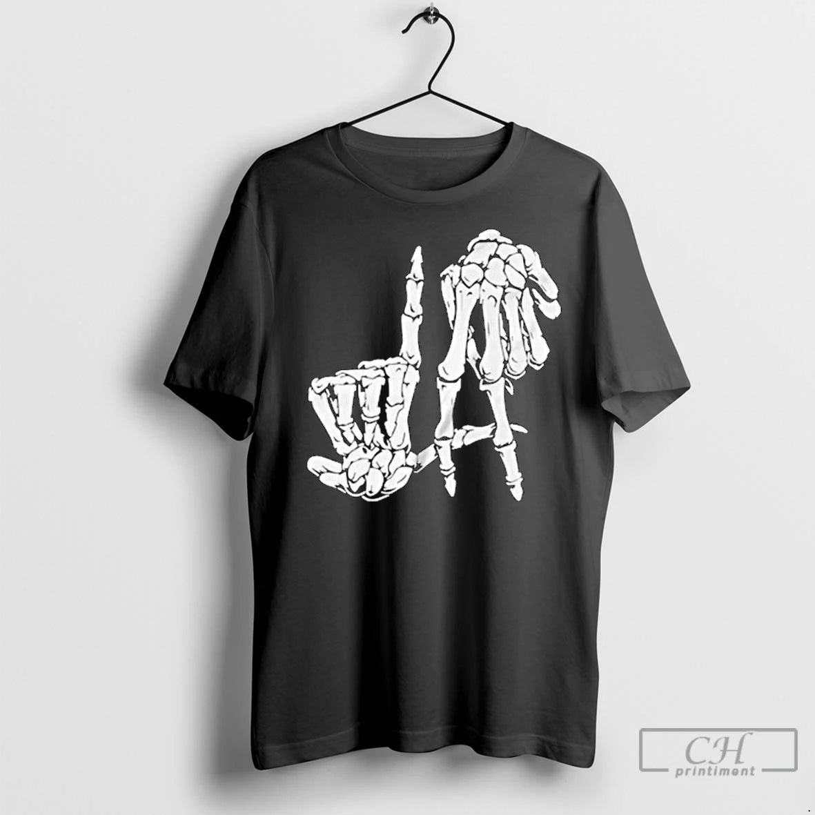 Classic Los Angeles Skeleton Hand Sign Ornaments T-Shirts, Hoodie, Sweatshirt | InkNestWear.com