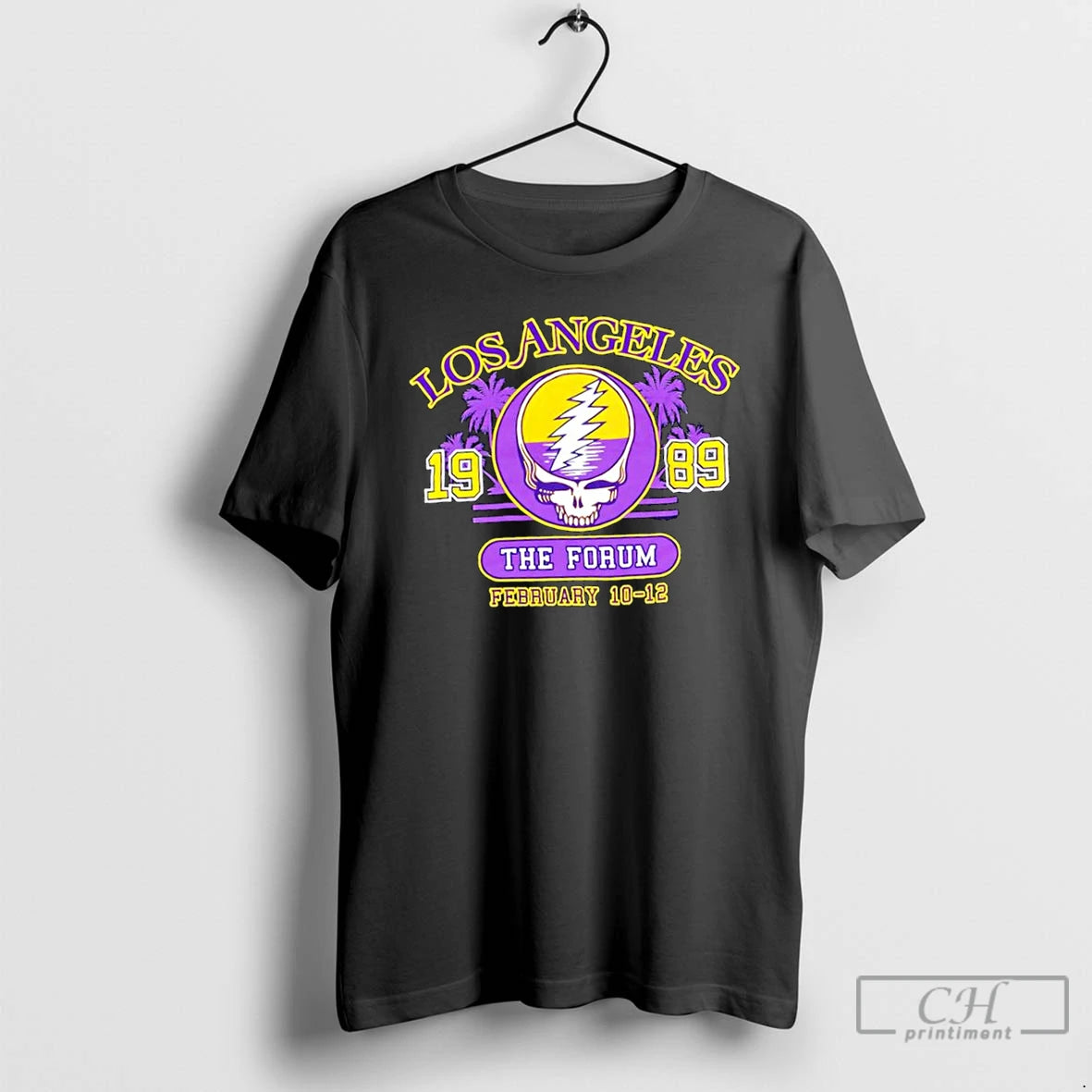 Classic Los Angeles X Grateful Dead 1989 The Forum February 10 12 Logo T Shirts Hoodie, Sweatshirt | InkNestWear.com