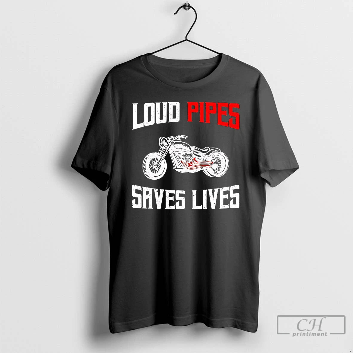 Classic Loud Pipes Saves Lives Biker T-Shirts, Hoodie, Sweatshirt | InkNestWear.com