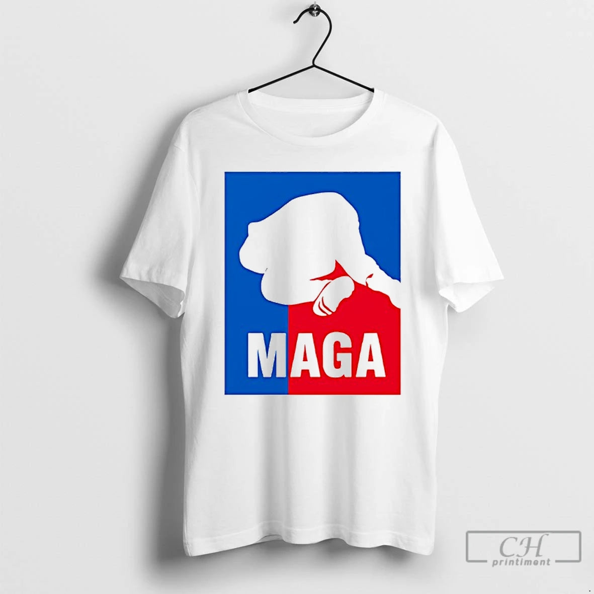 Classic Loudmouth Face Plant Maga Caricature T Shirts Hoodie, Sweatshirt | InkNestWear.com