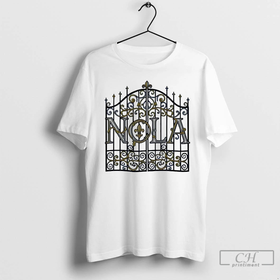 Classic Louisiana Nola Gates T Shirts Hoodie, Sweatshirt | InkNestWear.com