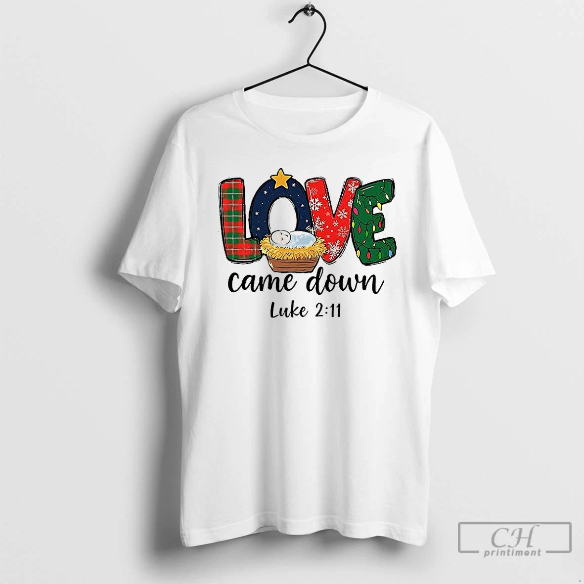 Classic Love Came Down Luke 211 Christian Christmas T-Shirts, Hoodie, Sweatshirt | InkNestWear.com
