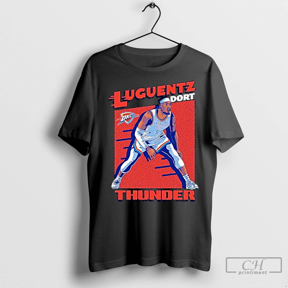 Classic Luguentz Dort Nba Oklahoma City Thunder Action Ornaments T-Shirts, Hoodie, Sweatshirt | InkNestWear.com