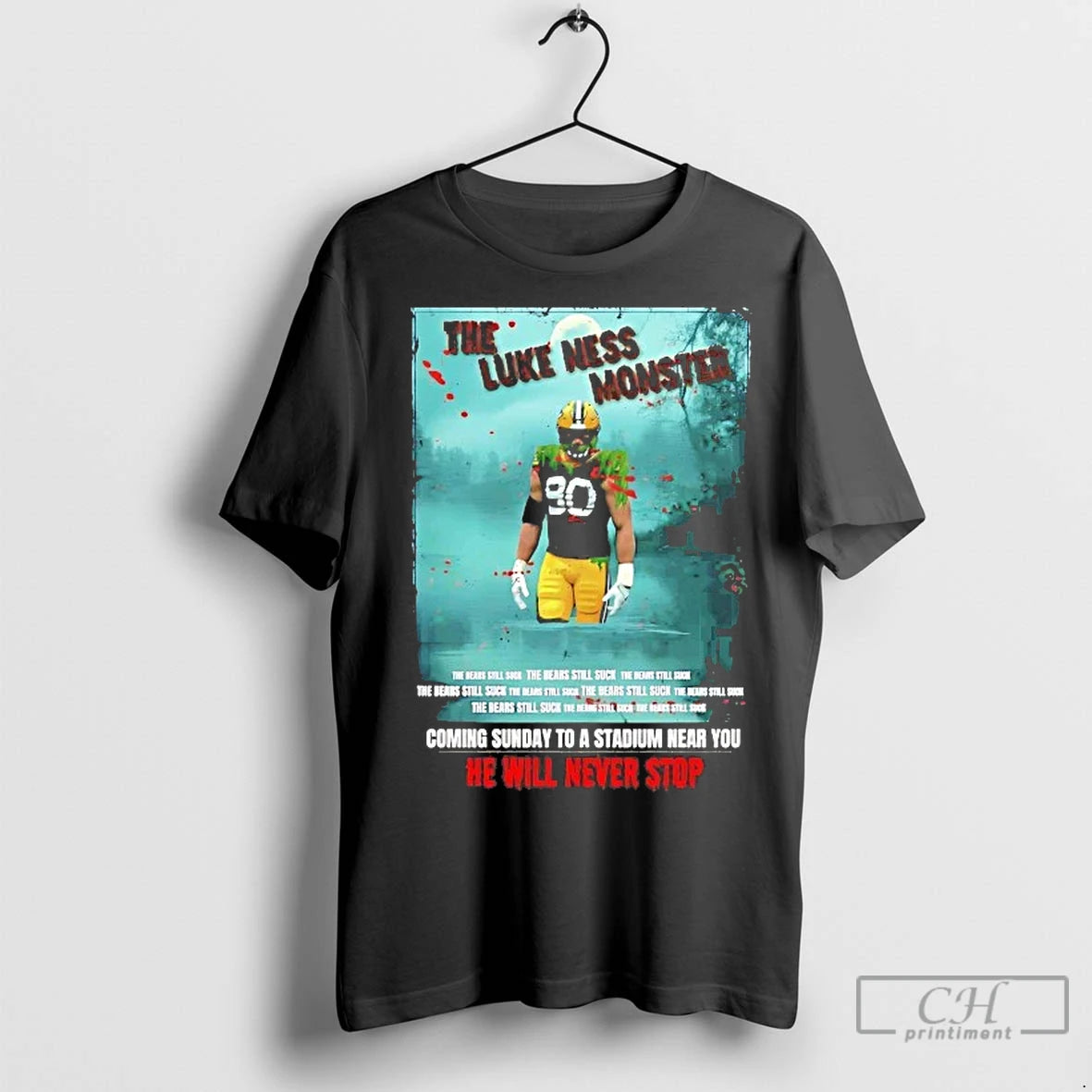 Classic Lukas Van Ness The Luke Ness Monster He Will Never Stop T-Shirts, Hoodie, Sweatshirt | InkNestWear.com