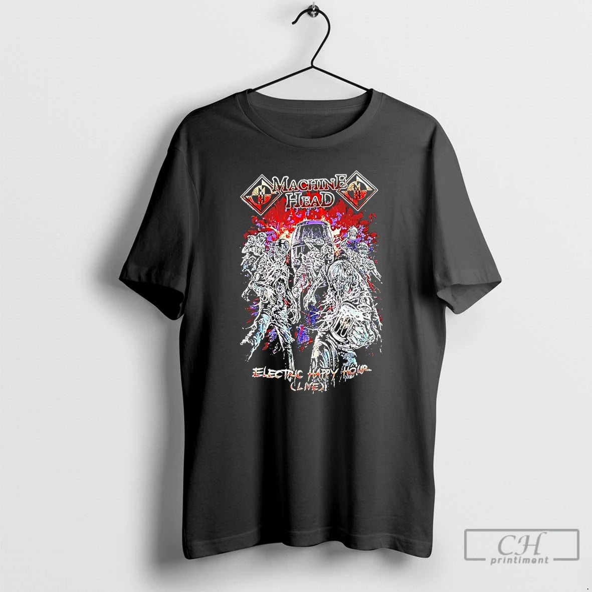 Classic Machine Head Electric Happy Hour Live T Shirts Hoodie, Sweatshirt | InkNestWear.com