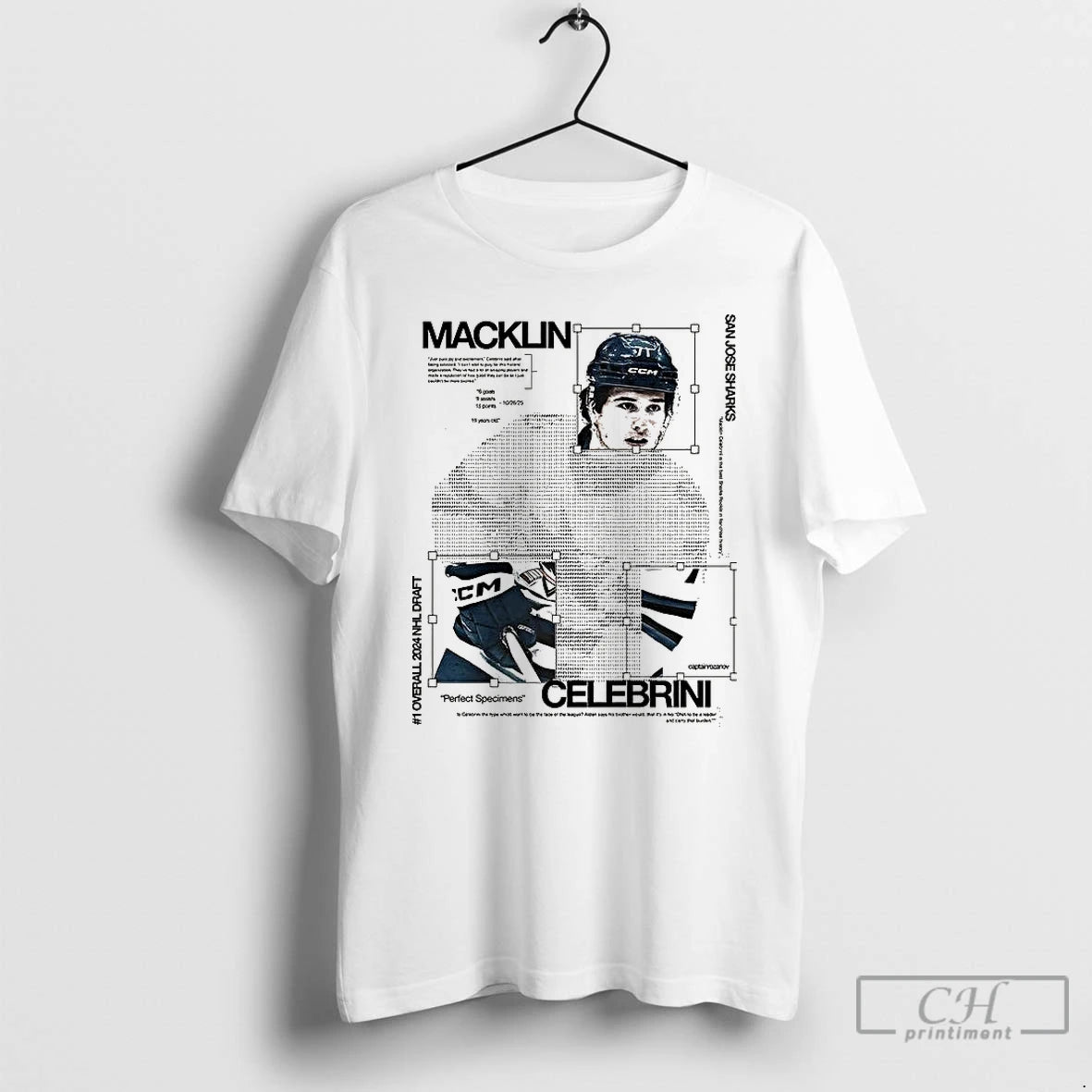 Classic Macklin Celebrini San Jose Sharks Nhl Perfect Specimens T Shirts Hoodie, Sweatshirt | InkNestWear.com