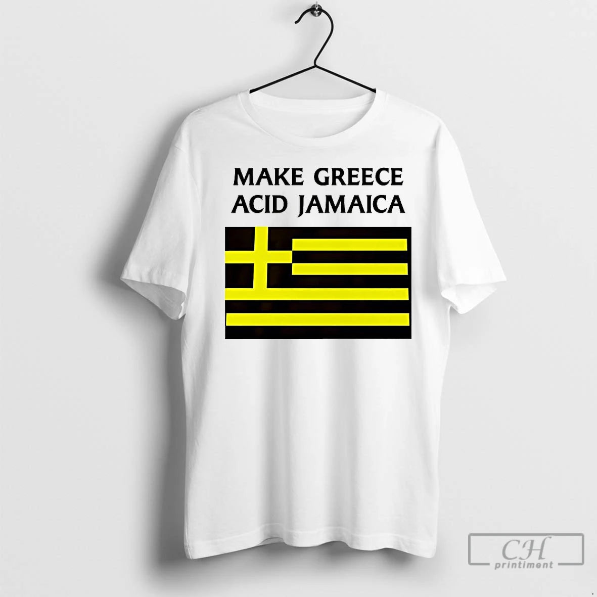 Classic Make Greece Acid Jamaica Flag T-Shirts, Hoodie, Sweatshirt | InkNestWear.com