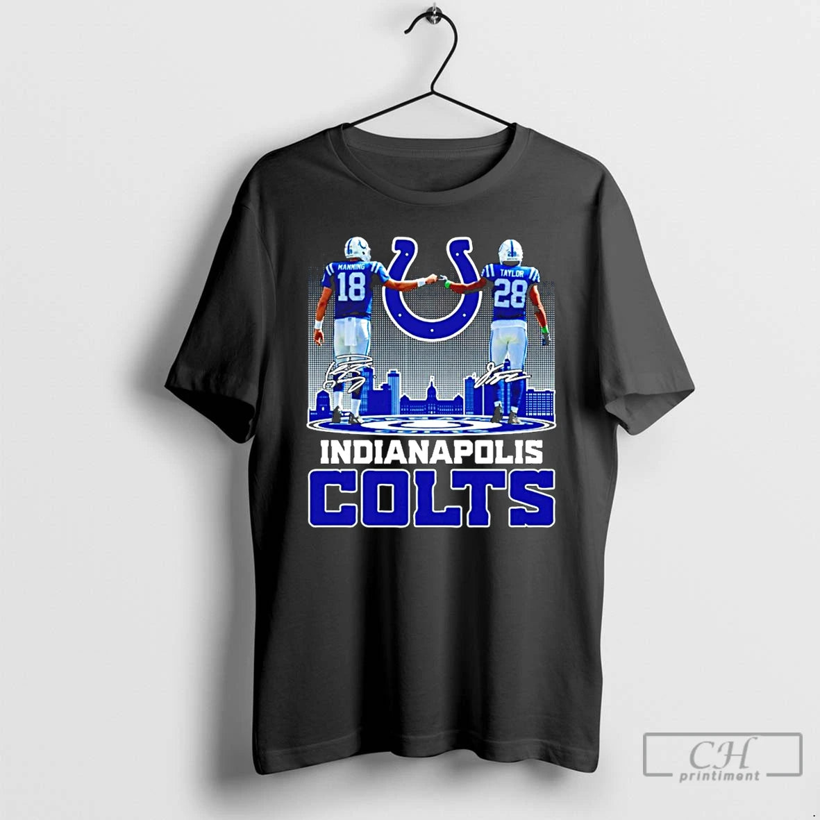 Classic Manning And Taylor Indianapolis Colts 2025 City Skyline T-Shirts, Hoodie, Sweatshirt | InkNestWear.com