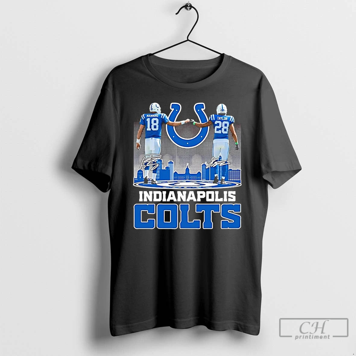 Classic Manning And Taylor Fist Dump Indianapolis Colts Skyline T Shirts Hoodie, Sweatshirt | InkNestWear.com