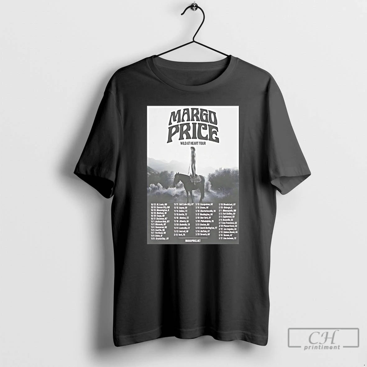 Classic Margo Price Wild At Heart 2026 T Shirts
