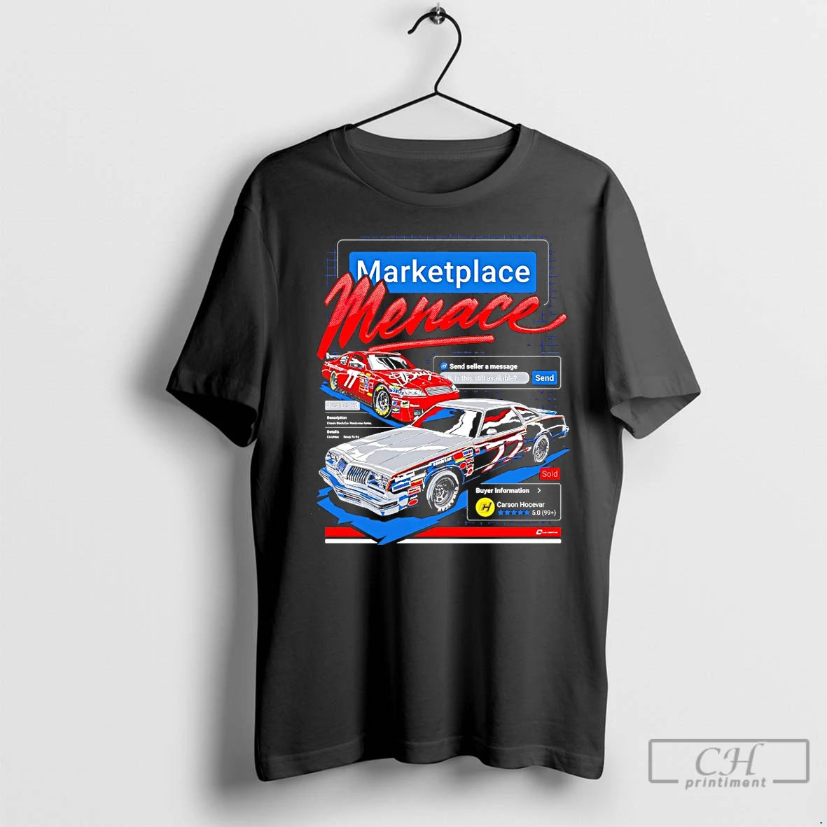 Classic Marketplace Menace Carson Hocevar Nascar T-Shirts, Hoodie, Sweatshirt | InkNestWear.com