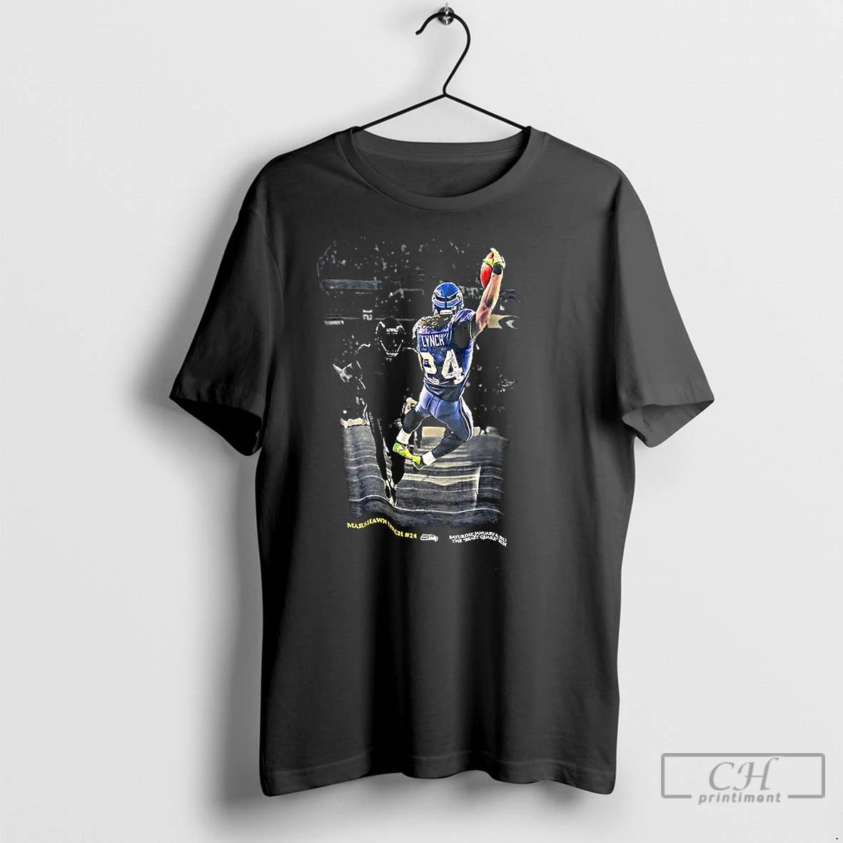 Classic Marshawn Lynch 24 The Beast Quake Run T-Shirts, Hoodie, Sweatshirt | InkNestWear.com