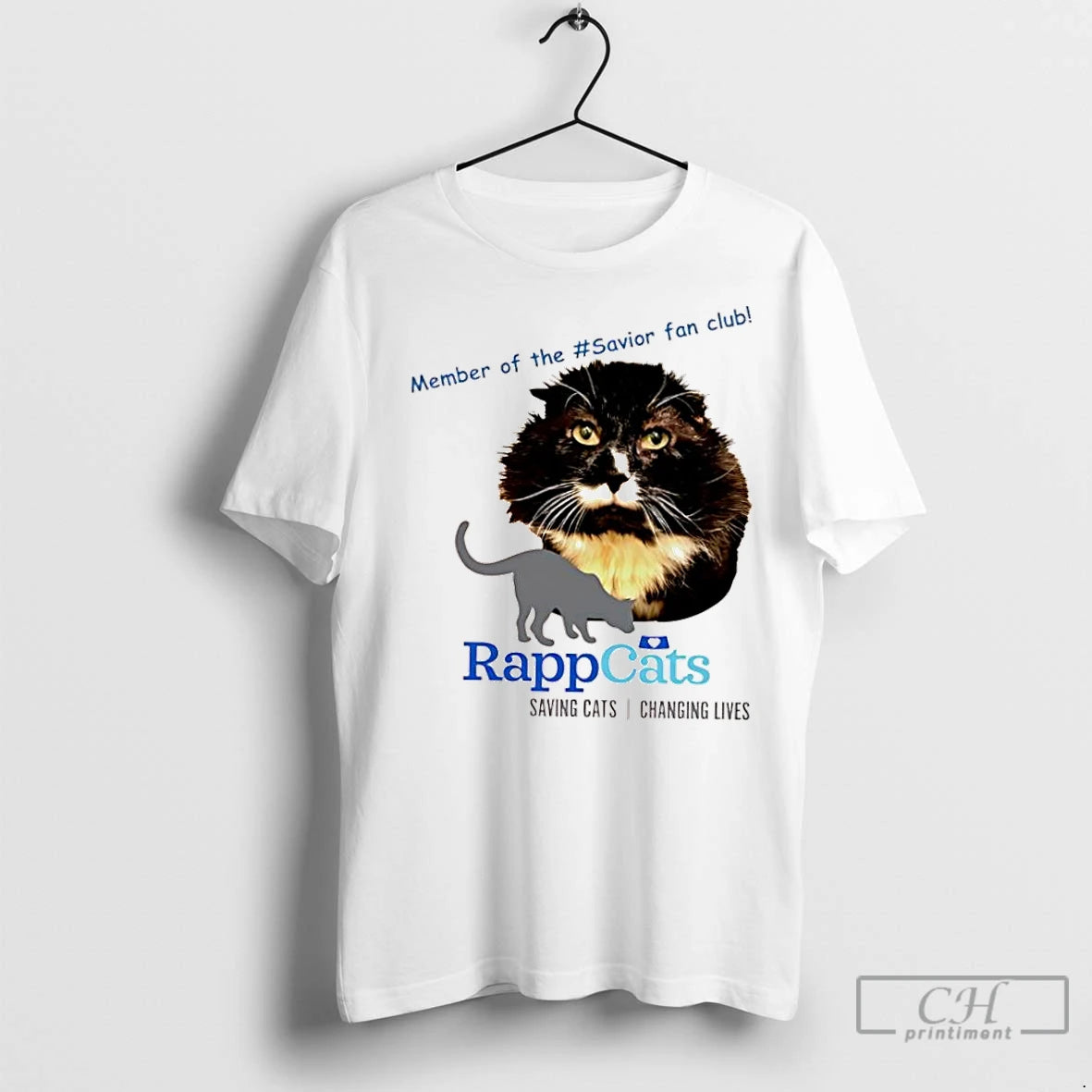 Classic Membert Of The Savior Fan Club Rappcats Saving Cats Changing Lives T-Shirts, Hoodie, Sweatshirt | InkNestWear.com