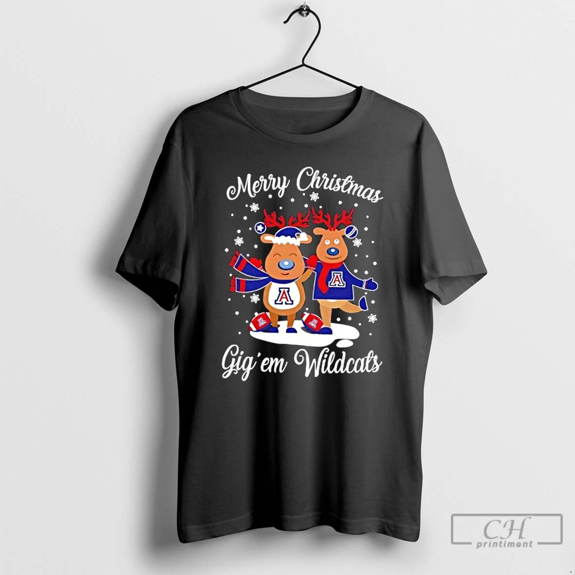 Classic Merry Christmas Gig Em Arizona Wildcats T Shirts Hoodie, Sweatshirt | InkNestWear.com