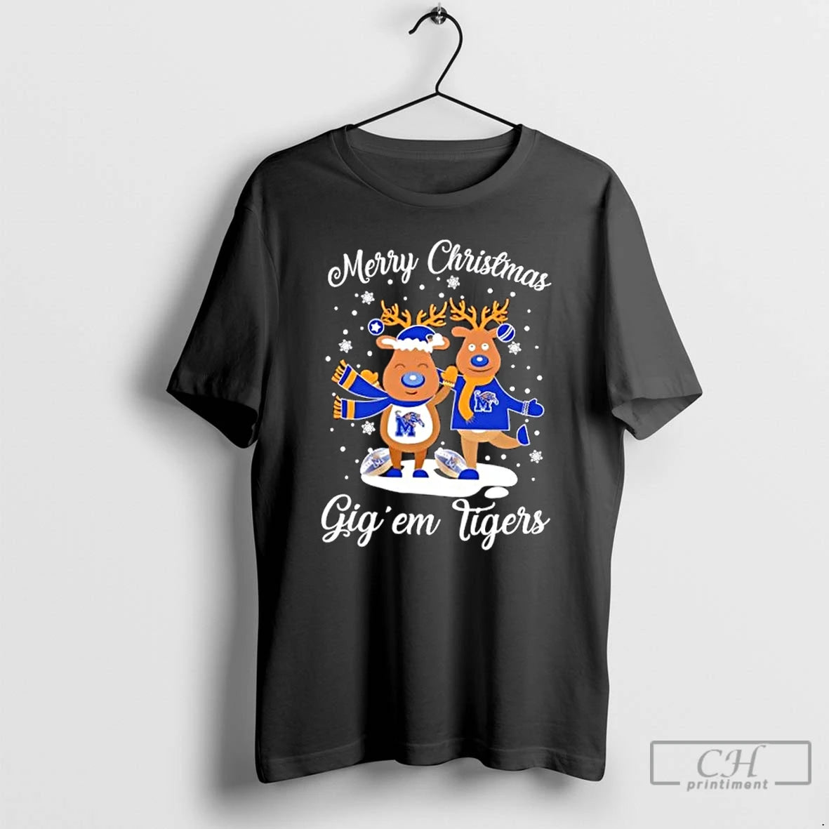 Classic Merry Christmas Gig Em Memphis Tigers T Shirts Hoodie, Sweatshirt | InkNestWear.com