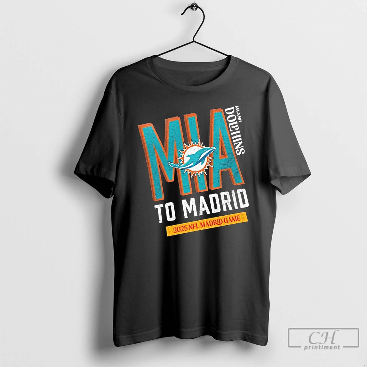 Classic Miami Dolphins 2025 Madrid We Go T-Shirts, Hoodie, Sweatshirt