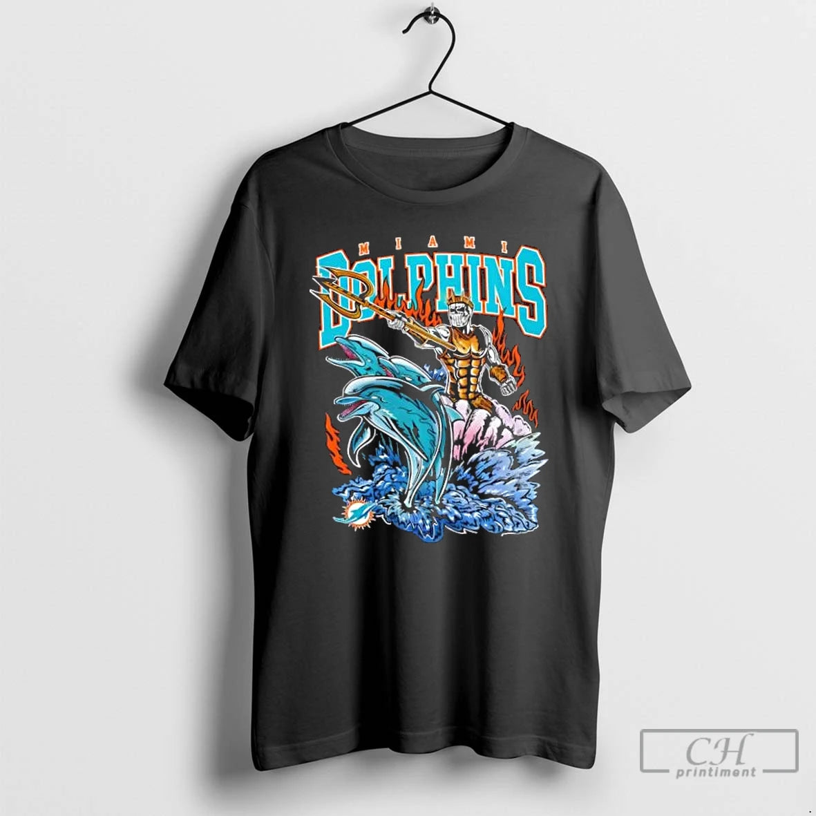 Classic Miami Dolphins Charge Football Fire Graphic T Shirts Hoodie, Sweatshirt | InkNestWear.com