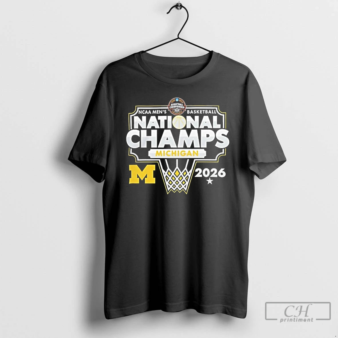 Classic Michigan Wolverines 2026 Ncaa Mens Basketball National Champions