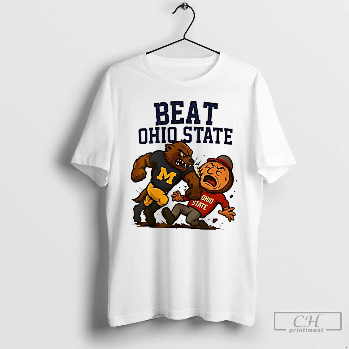 Classic Michigan Wolverines Beat Ohio State 2025 Mascot T-Shirts, Hoodie, Sweatshirt | InkNestWear.com
