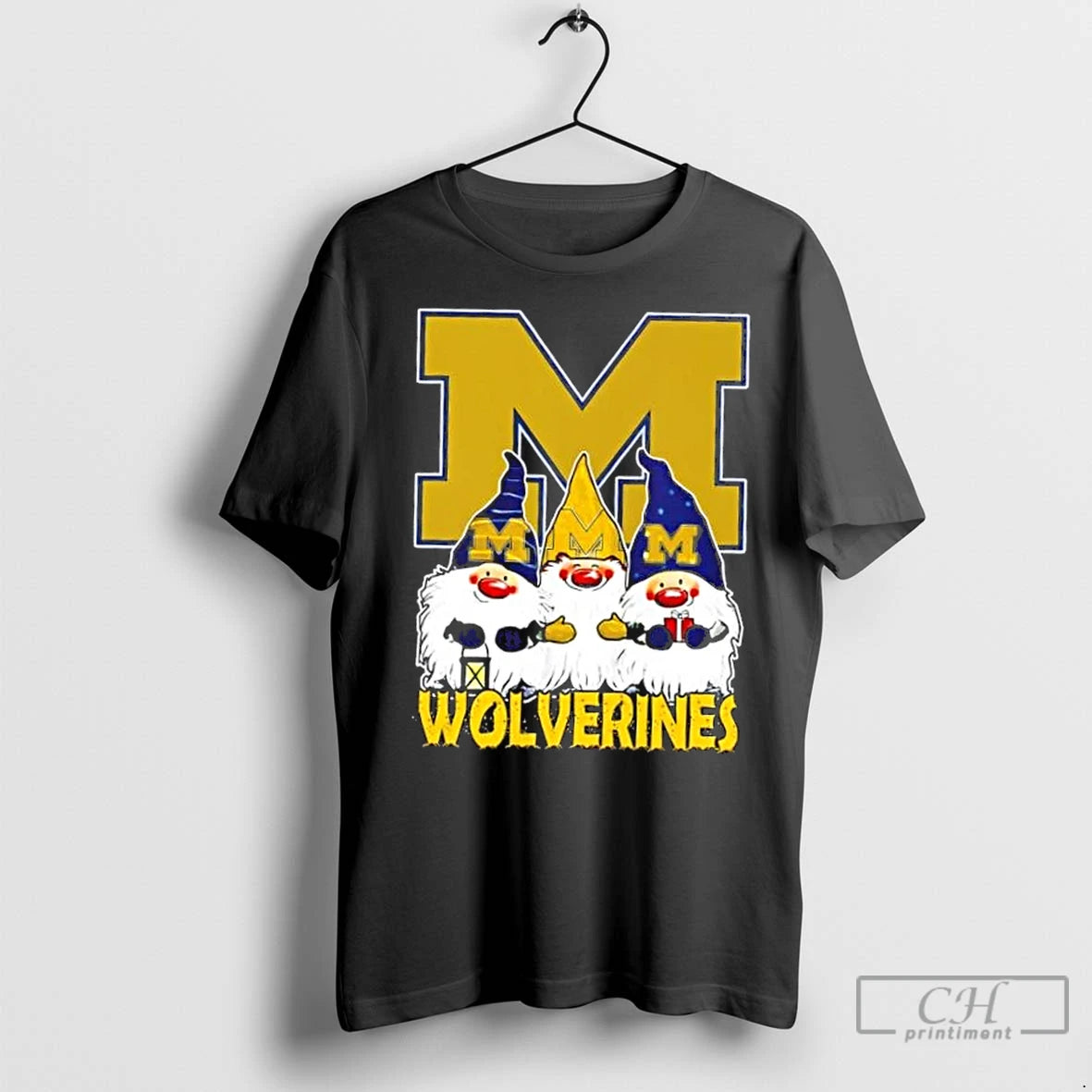 Classic Michigan Wolverines X Gnomes Xmas Christmas T-Shirts, Hoodie, Sweatshirt | InkNestWear.com