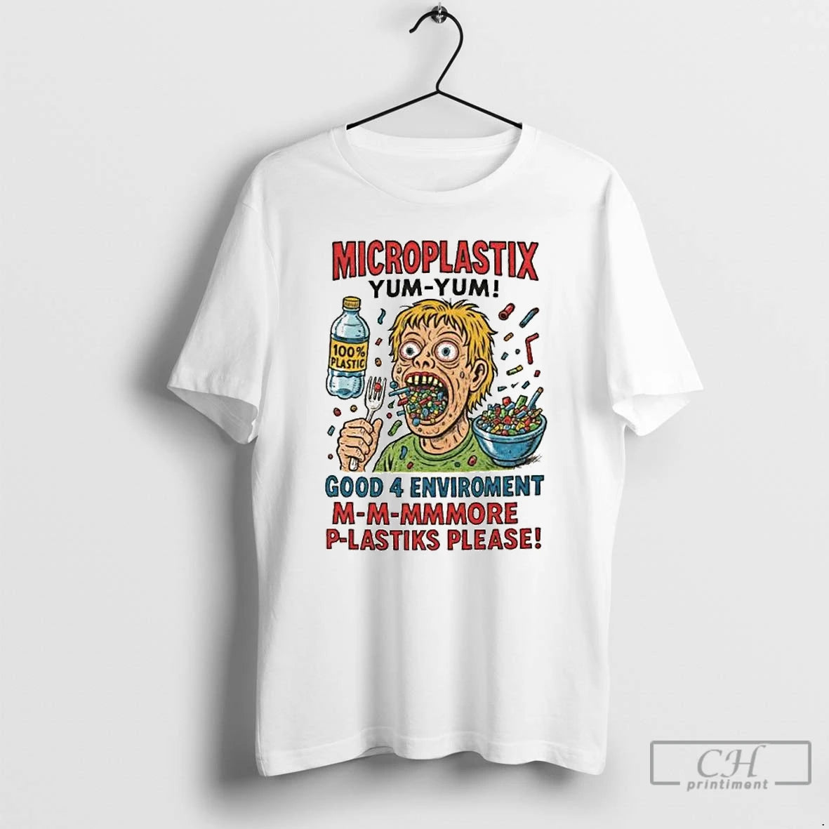 Classic Microplastix Yum Yum Good 4 Enviroment M M Mmmore P Lastiks Please Ornaments T-Shirts, Hoodie, Sweatshirt