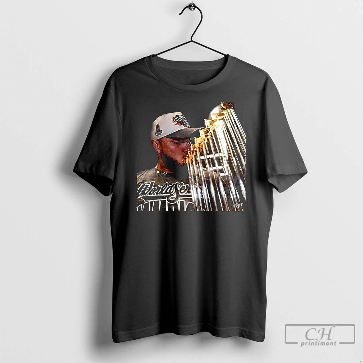 Classic Miguel Rojas Los Angeles Dodgers World Series 2025 Champions Trophy T-Shirts, Hoodie, Sweatshirt | InkNestWear.com