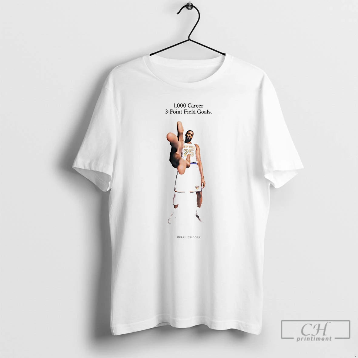 Classic Mikal Bridges 1000 Career 3 Point Field Goals T-Shirts, Hoodie, Sweatshirt | InkNestWear.com