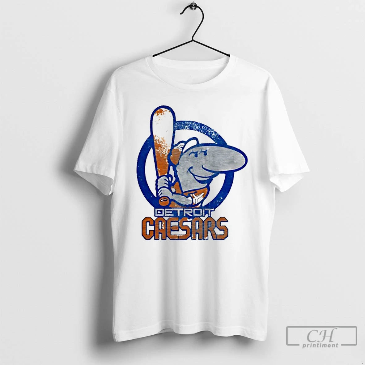 Classic Mike Ilitch Detroit Caesars Baseball Logo T Shirts Hoodie, Sweatshirt | InkNestWear.com