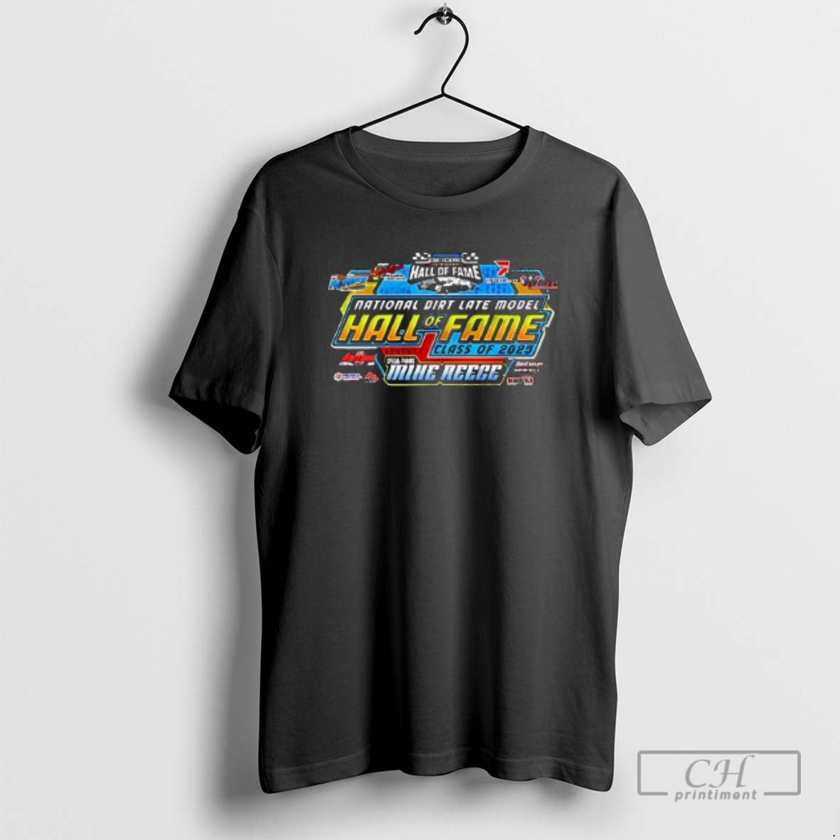 Classic Mike Reece National Dirt Late Model Hall Of Fame Class Of 2025 Graphic Double T-Shirts, Hoodie, Sweatshirt