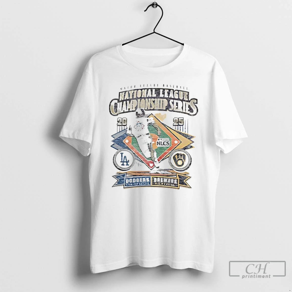 Classic Milwaukee Brewers Vs La Dodgers 2025 Nlcs Match Up Dueling T-Shirts, Hoodie, Sweatshirt | InkNestWear.com