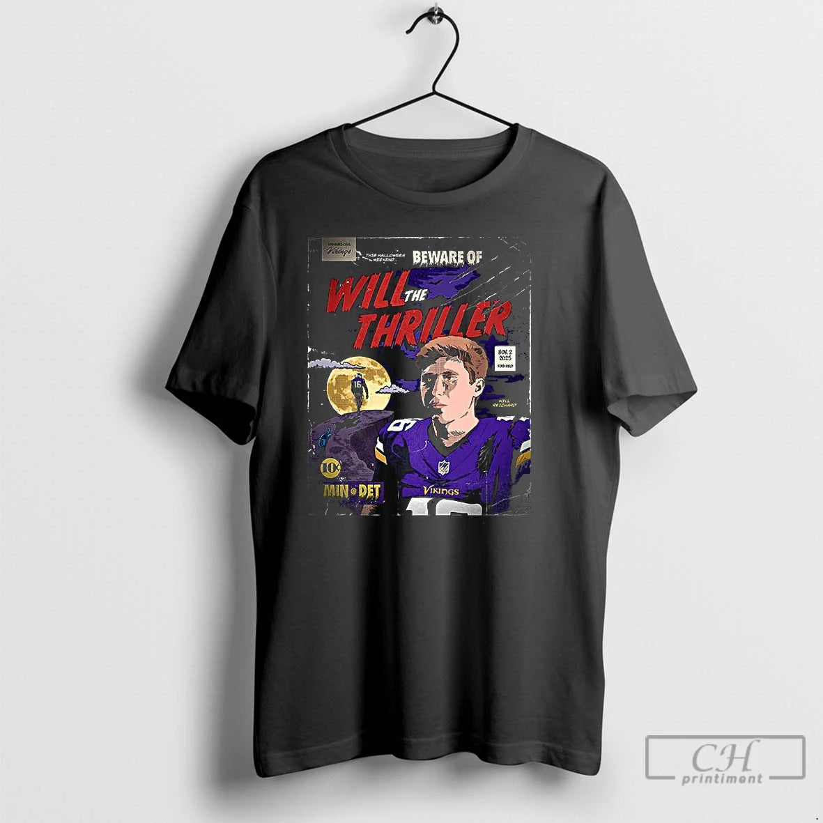 Classic Minnesota Vikings Beware Of Will The Thriller T Shirts Hoodie, Sweatshirt | InkNestWear.com