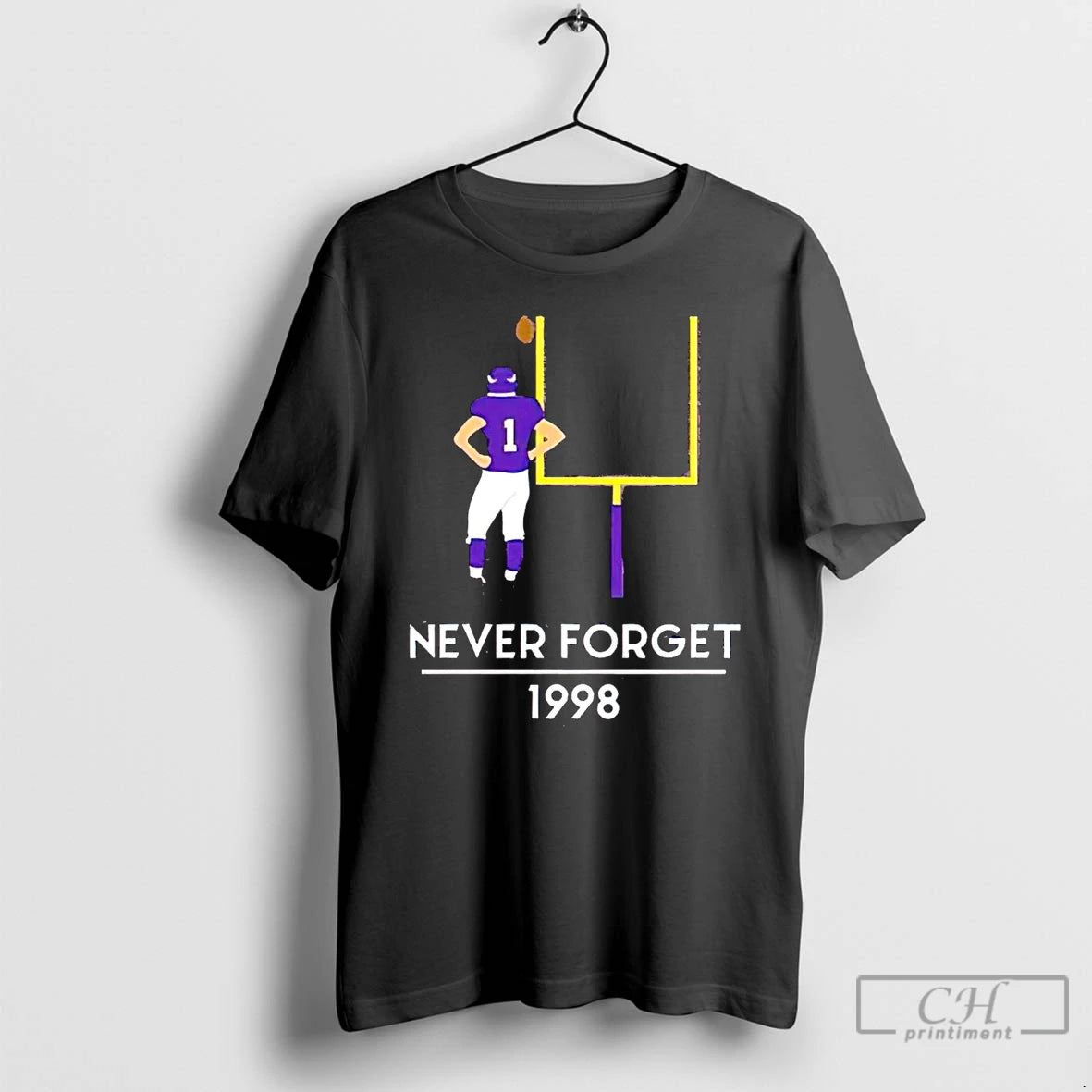 Classic Minnesota Vikings Legend Gary Anderson Never Forget 1998 T Shirts Hoodie, Sweatshirt | InkNestWear.com